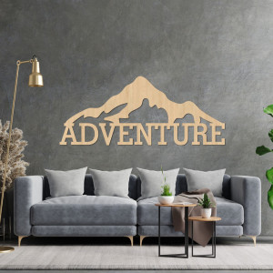 Faragott fa kép a hegy falán - ADVENTURE 2