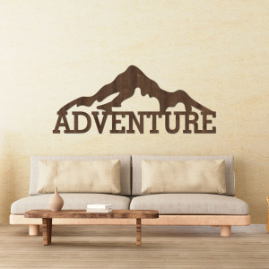 Faragott fa kép a hegy falán - ADVENTURE 2