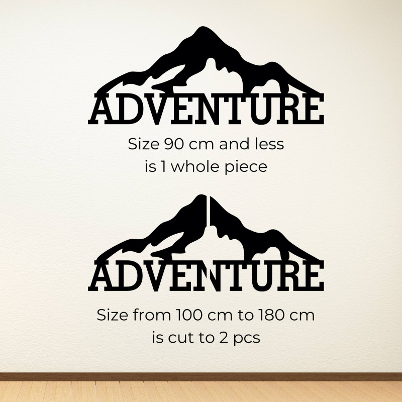 Faragott fa kép a hegy falán - ADVENTURE