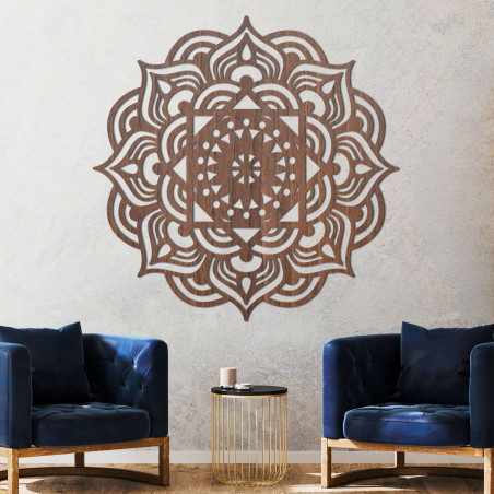 Fa mandala a falon, mint egy festmény - SYMMETRY