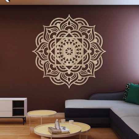 Fa mandala a falon, mint egy festmény - SYMMETRY