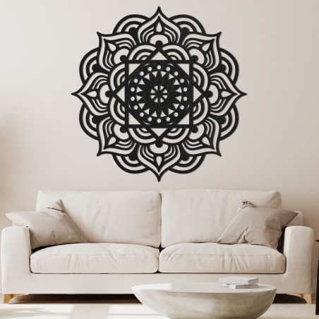 Fa mandala a falon, mint egy festmény - SYMMETRY