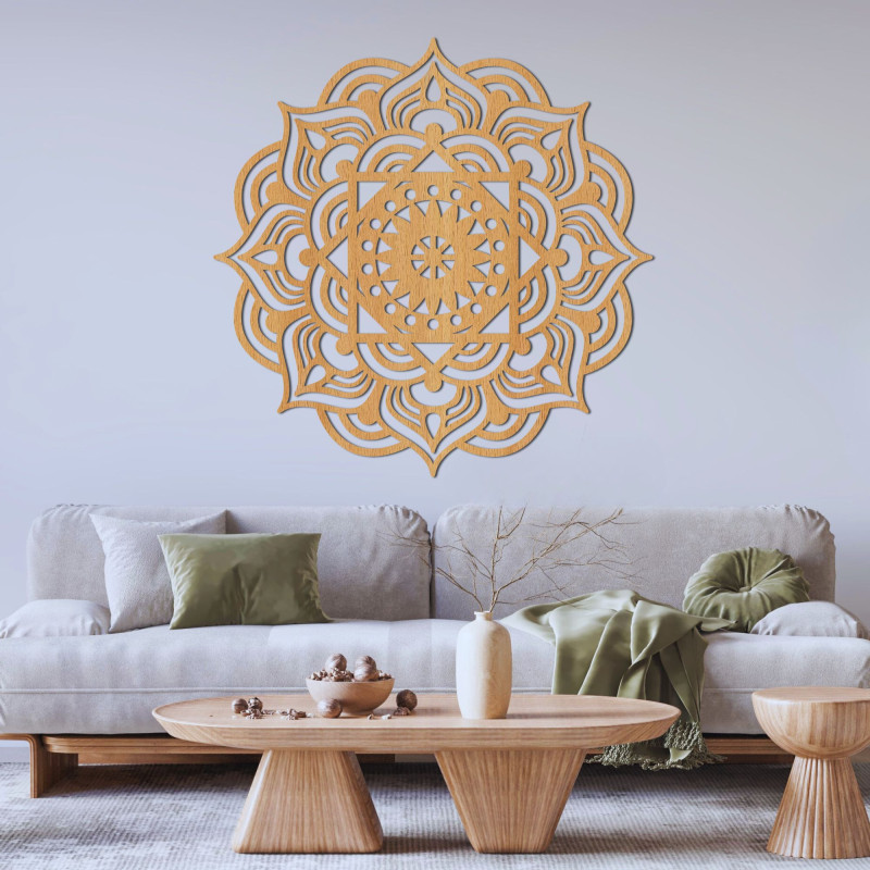 Fa mandala a falon, mint egy festmény - SYMMETRY