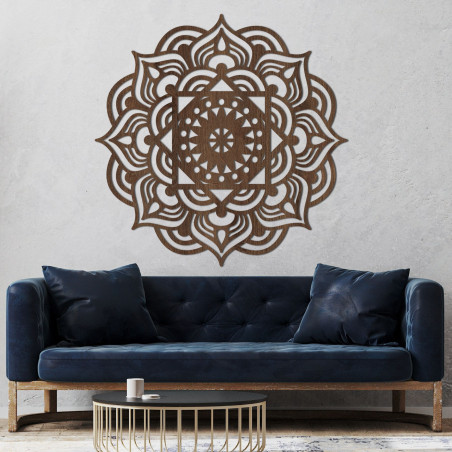 Fa mandala a falon, mint egy festmény - SYMMETRY