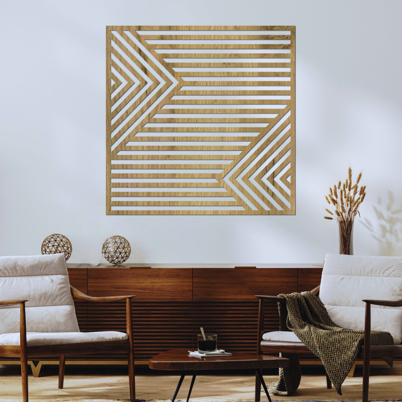 A négyzet alakú falfestmények elegáns módja annak, hogy feldobd a belső teredet, és harmóniát, stílust vigyél bele.