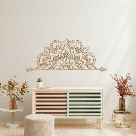 Fából készült mandala falra - ARONGE