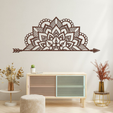 Fából készült mandala falra - ARONGE