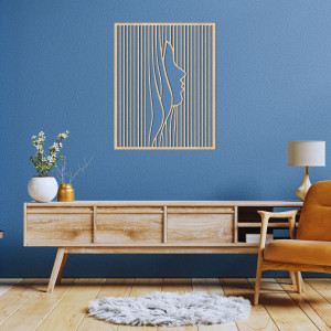 Designer fa dekoráció illúzió arc - FACIEI