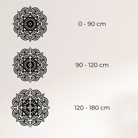 Fa mandala a falon, mint egy festmény - SYMMETRY