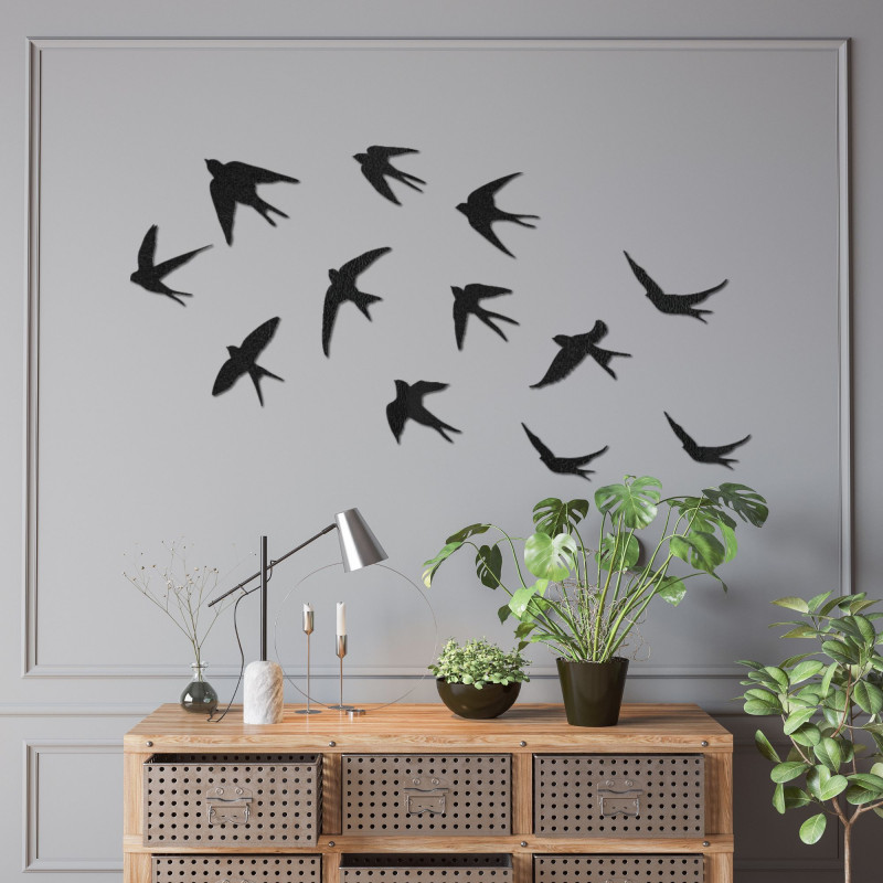 Repülő madarak fa dekorációi - FLOCK