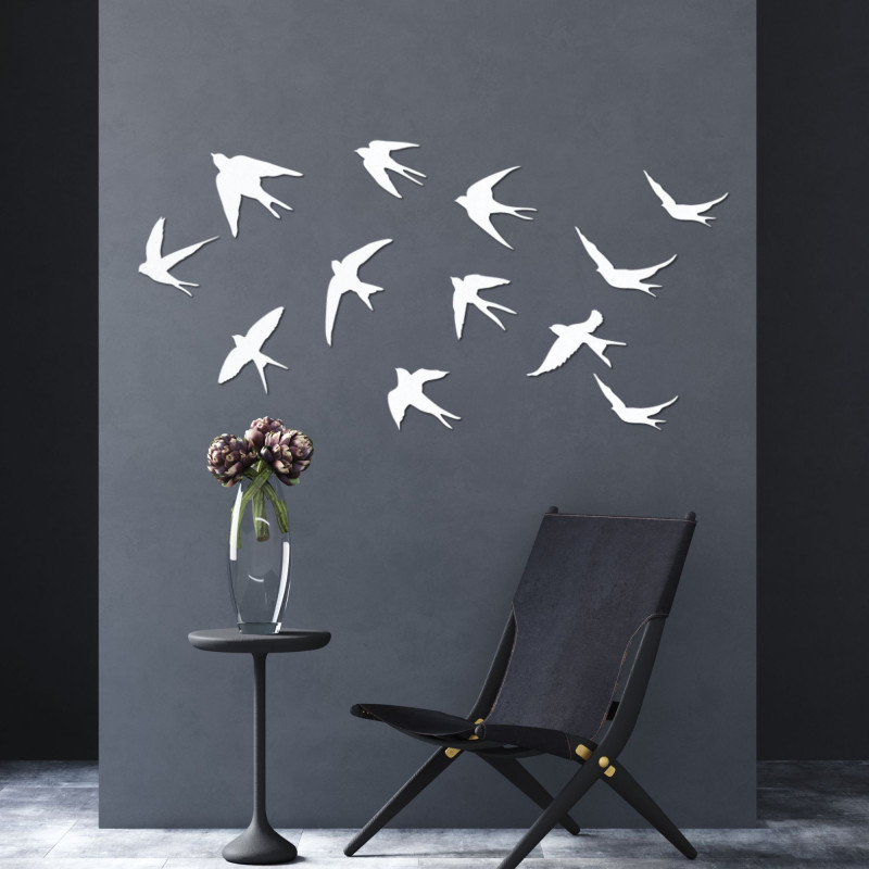 Repülő madarak fa dekorációi - FLOCK
