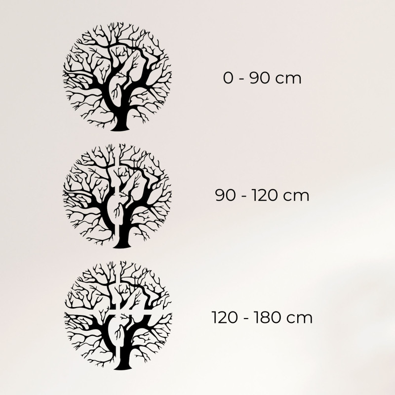Az Életfa fából készült festmény - a harmónia és a család szimbóluma