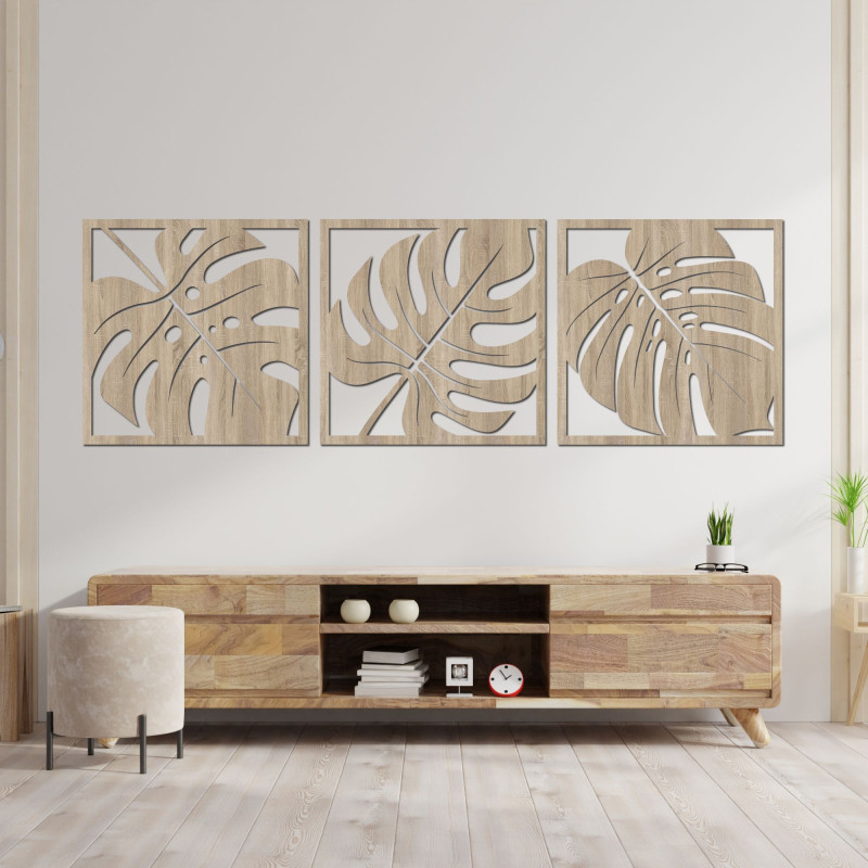 Természetes monstera faldekoráció - SELERE
