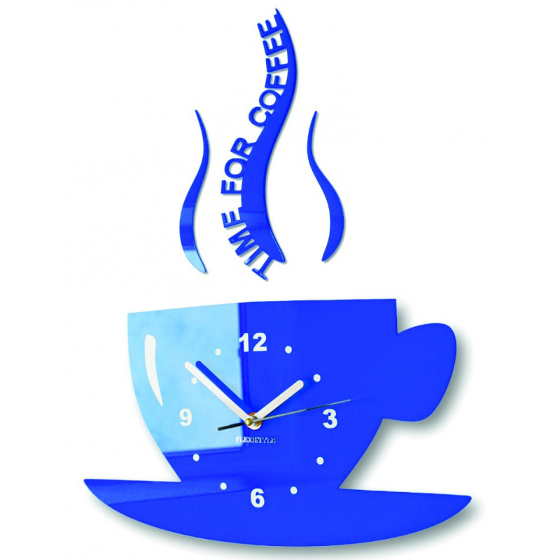 Modern plexiüvegből készült falióra. Trendi falióra ajándékba. X-momo óra. PMMA