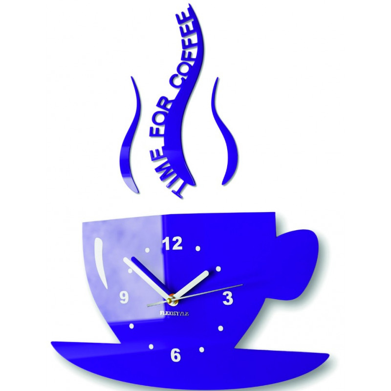 Modern plexiüvegből készült falióra. Trendi falióra ajándékba. X-momo óra. PMMA