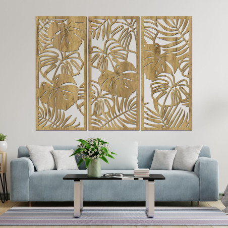 Trópusi levelek monstera és páfrány - LIBOGA