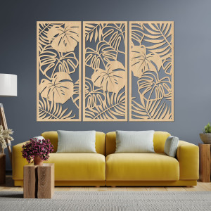 Trópusi levelek monstera és páfrány - LIBOGA 2