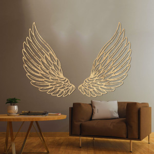 Fából készült fali dekoráció angyalszárnyak - ANGELIC 2