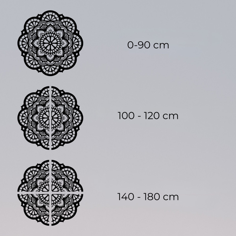 Fából készült fali dekoráció mandala életfény -...