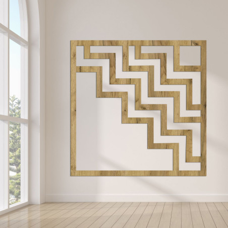 Geometrikus fali dekoráció négyzet - SUQARE