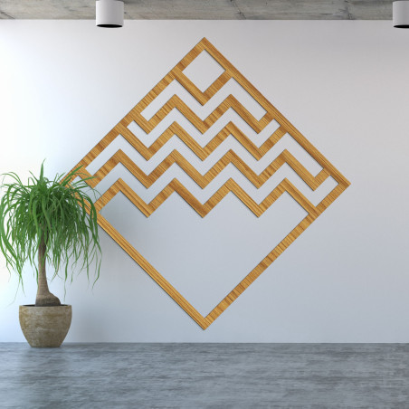 Geometrikus fali dekoráció négyzet - SUQARE