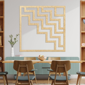 Fa geometrikus díszítő négyzet - FORNET 2