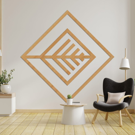 Geometrikus fa kép minimalista dizájnnal a falra