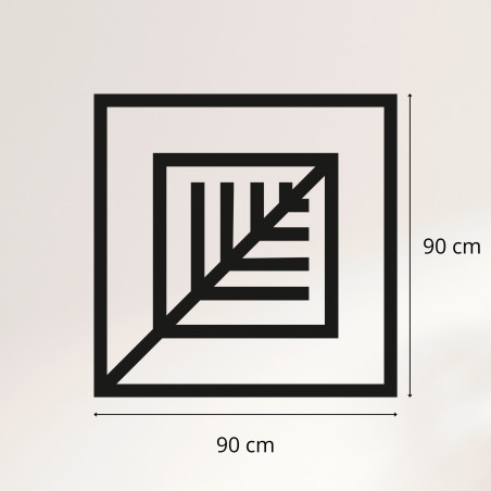 Geometrikus fa kép minimalista dizájnnal a falra
