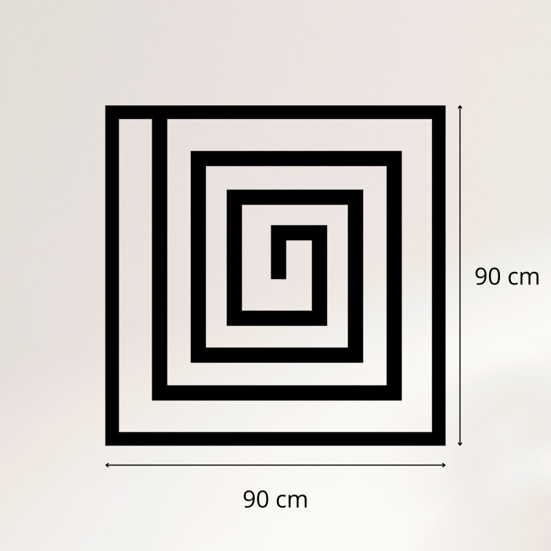 Fa spirál dekoráció