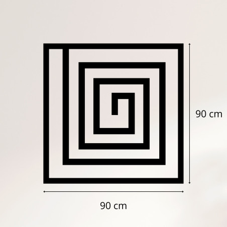 Fa spirál dekoráció