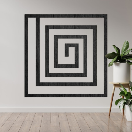 Fa spirál dekoráció