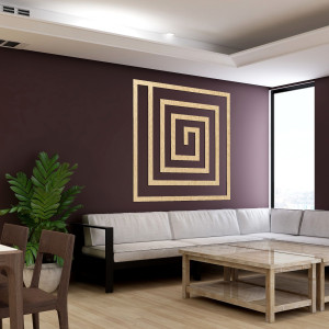 A spirális forma folytonosság és folyékonyság érzetét kelti a térben, miközben vizuálisan tiszta és szervezett marad.