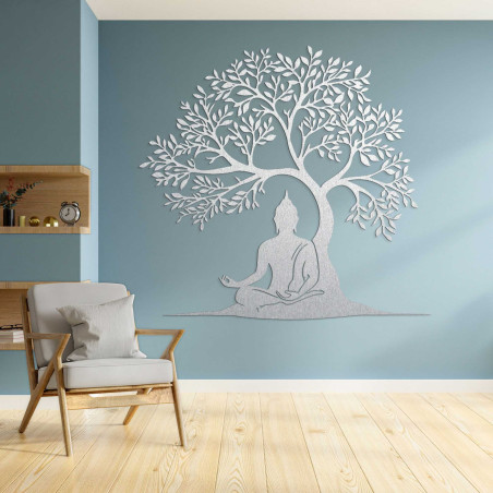 Fa dekoráció Buddha és életfa - MEARNE