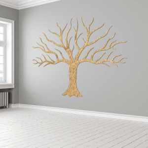 A minimalista fa Életfa elegáns, természetes megjelenést kölcsönöz otthonának.