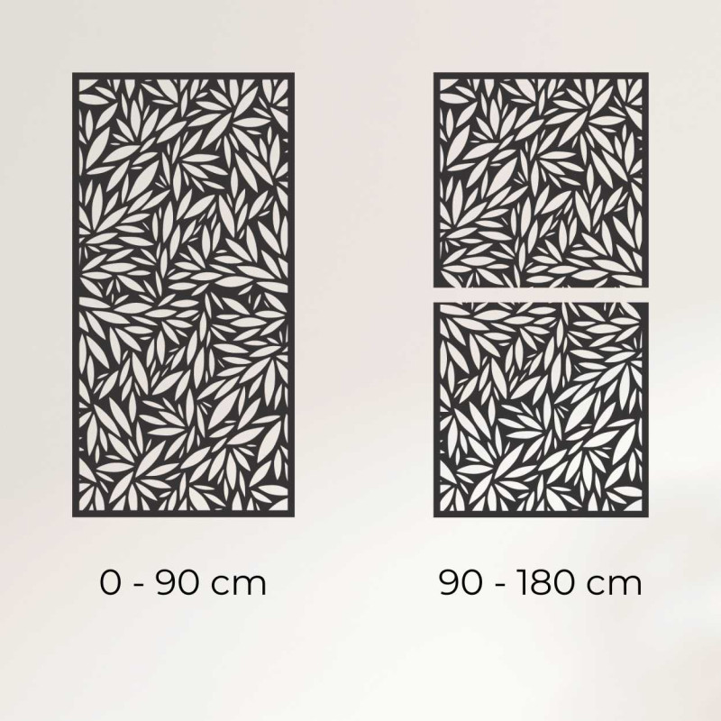 Fa fali panel növényi motívummal | DOROZ