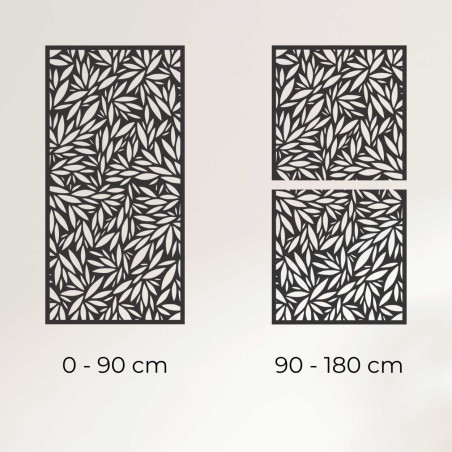 Fa fali panel növényi motívummal | DOROZ