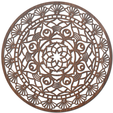 Faragott modern mandala életvirág - ZIBEZI