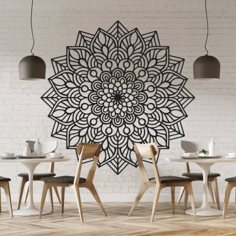 Természetes és geometriai formák ihlette dekoráció harmonikus kompozícióban.