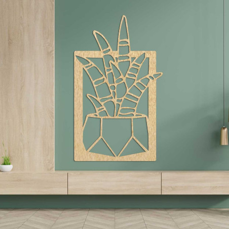 Kör alakú, fából készült óra, falra akasztásra tervezve.