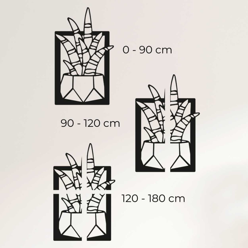 Minimalista falióra fa talppal és kontrasztos mutatókkal.