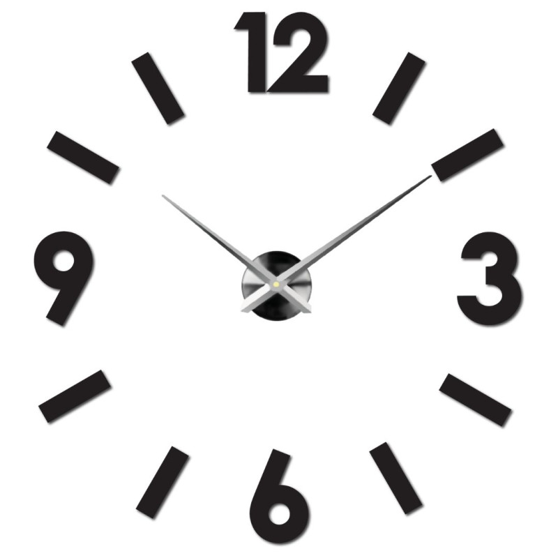 Öntapadós falióra plexiüvegből, modern dekoráció a nappaliba és az irodába