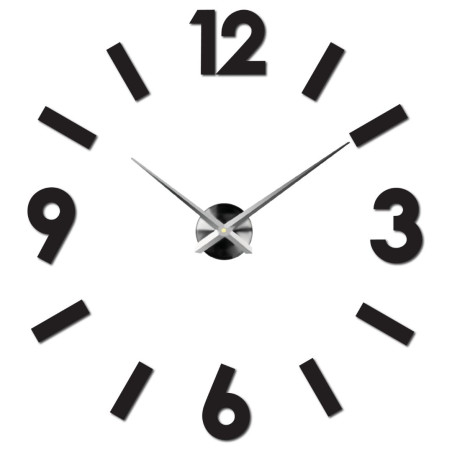 Öntapadós falióra plexiüvegből, modern dekoráció a nappaliba és az irodába