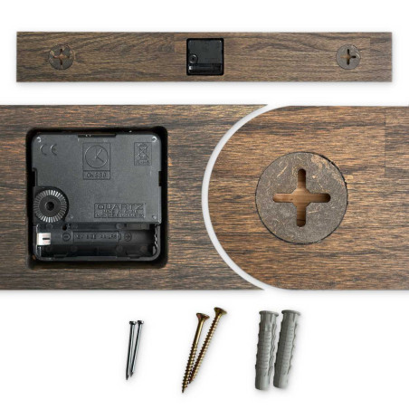 Stílusos tömörfa óra - KTGHIT