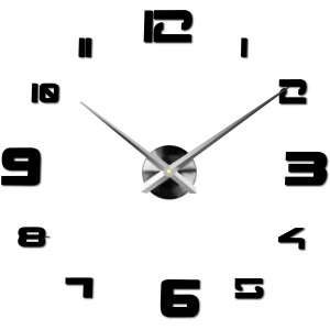 Öntapadós tükrös falióra PROFI CLOCK 3D 2