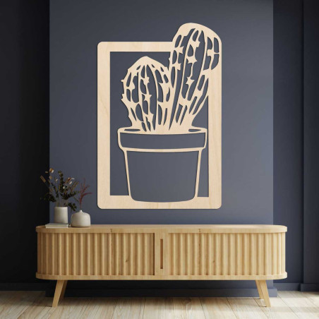 Faragott falfestés - CACTUS MAGNU | SENTOP