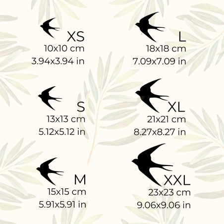 Repülő madarak fa dekorációi - FLOCK