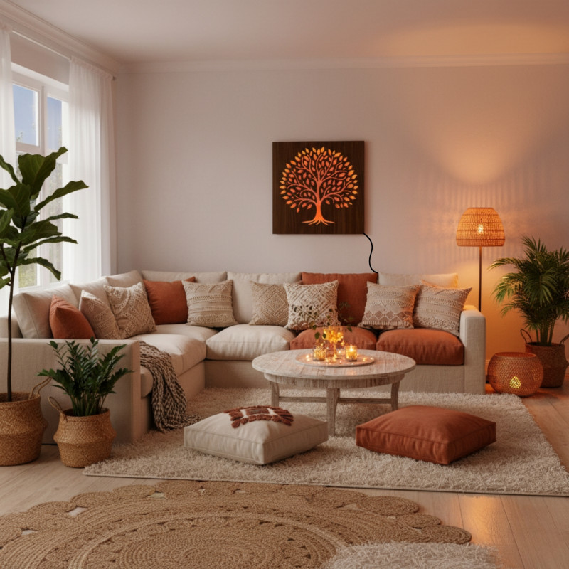 LED-es fényfestés nappaliba, hálószobába vagy irodába