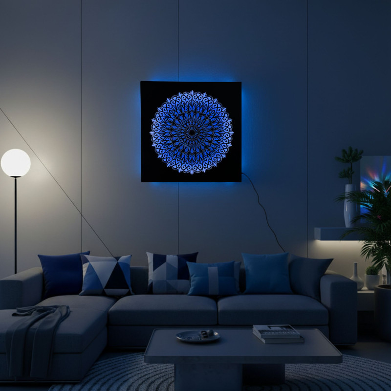 fafestés Mandala – fényfestés | SENTOP