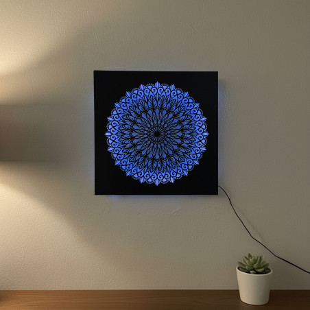 LED fa kép Mandala – fénykép | SENTOP
