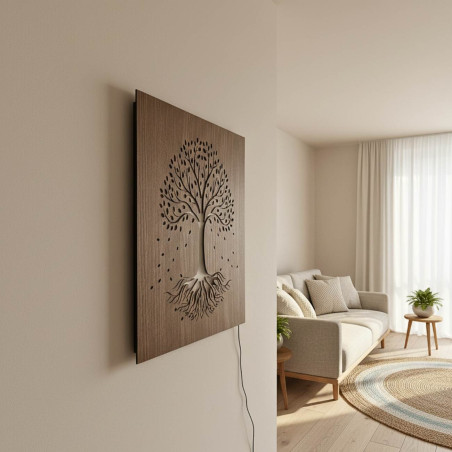 LED fa kép Életfa színes RGB háttérvilágítással